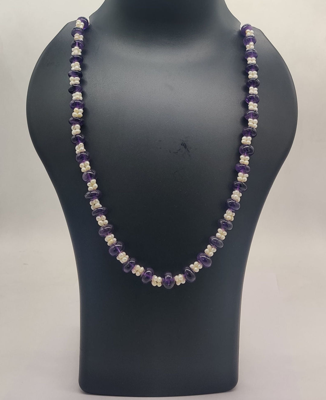 Royal Orchid Beaded Pearl Necklace | SHOBITAM