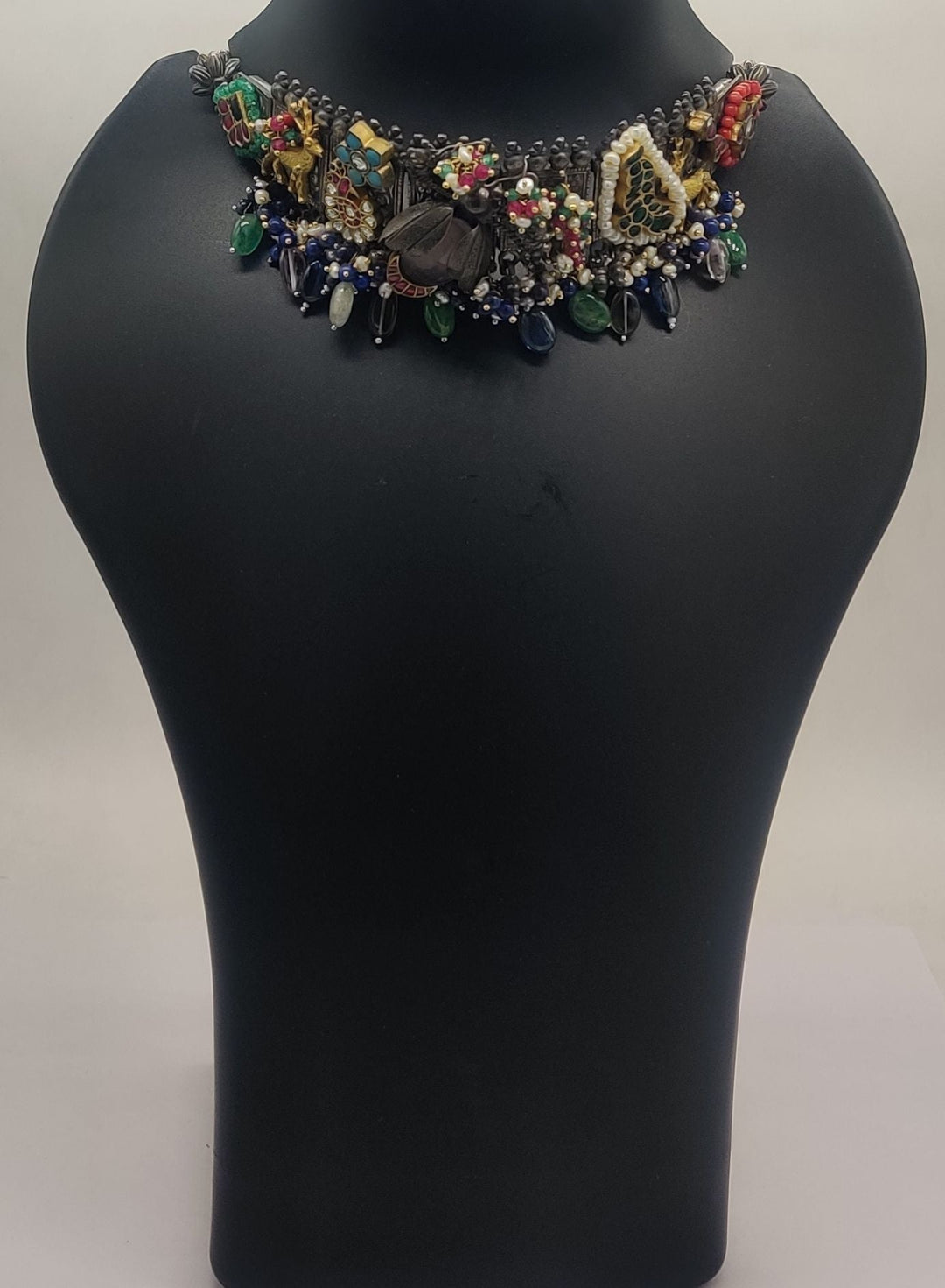 Rangmahal Regal Mosaic Necklace | SHOBITAM