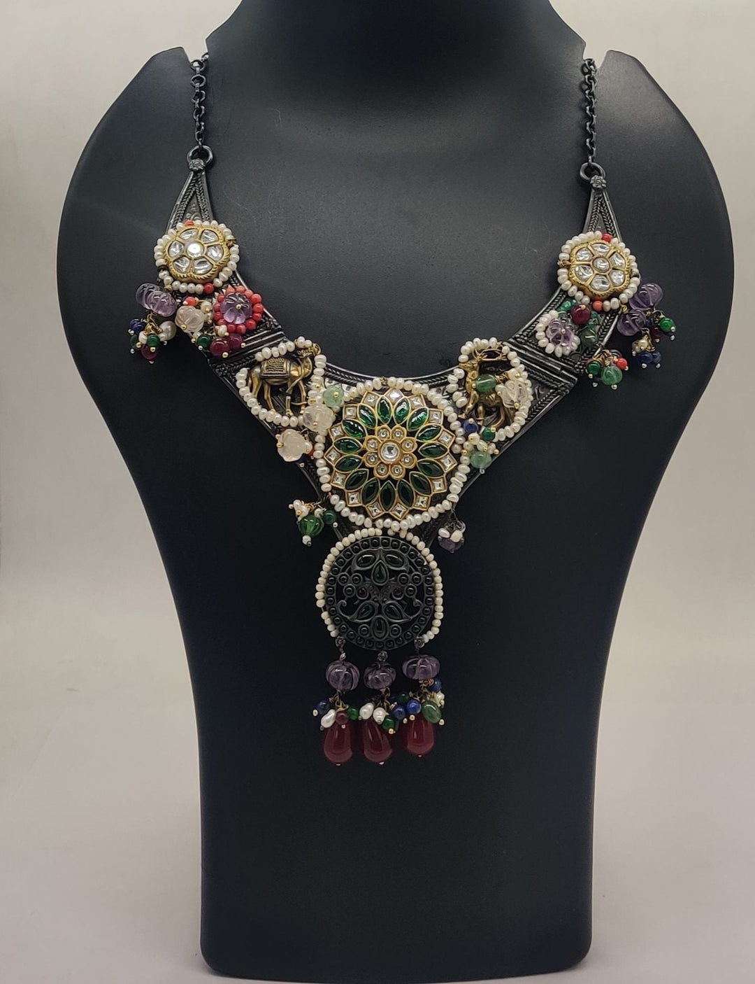 Rasika Temple Treasure Necklace | SHOBITAM