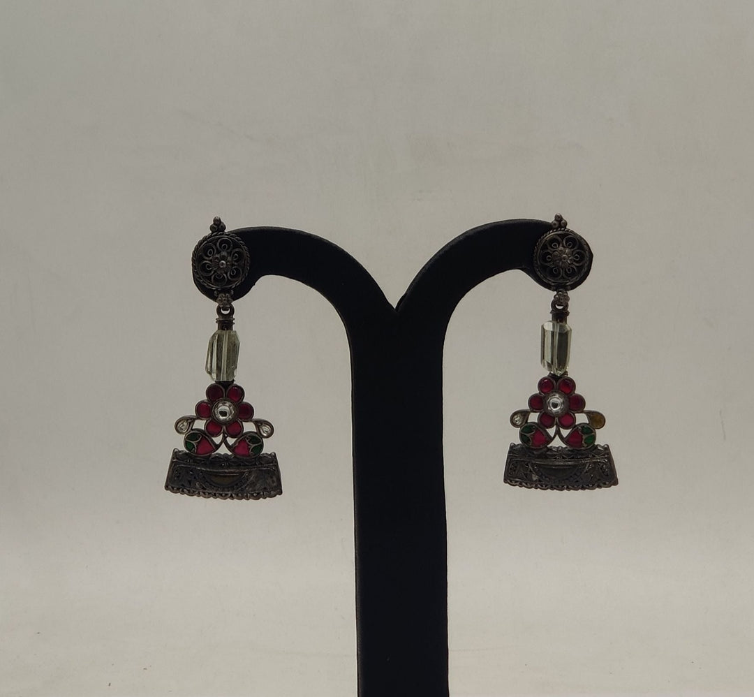 Rakt Pushpa Jhumkas | SHOBITAM