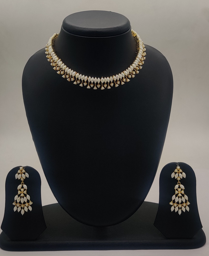 Handcrafted Natural pearl Necklace | SHOBITAM