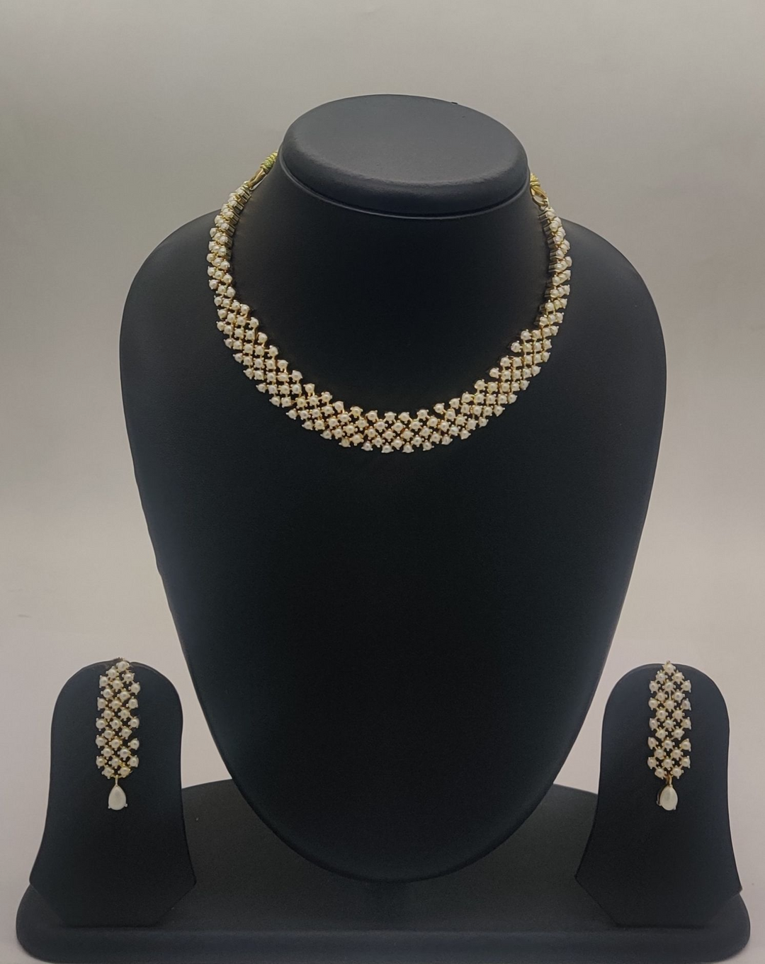 Handwoven Delicate Natural Pearl Necklace | SHOBITAM