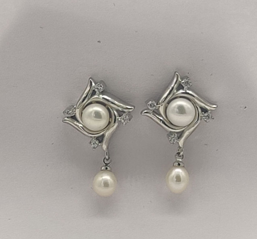 Pure Pearls Stud Earrings | SHOBITAM
