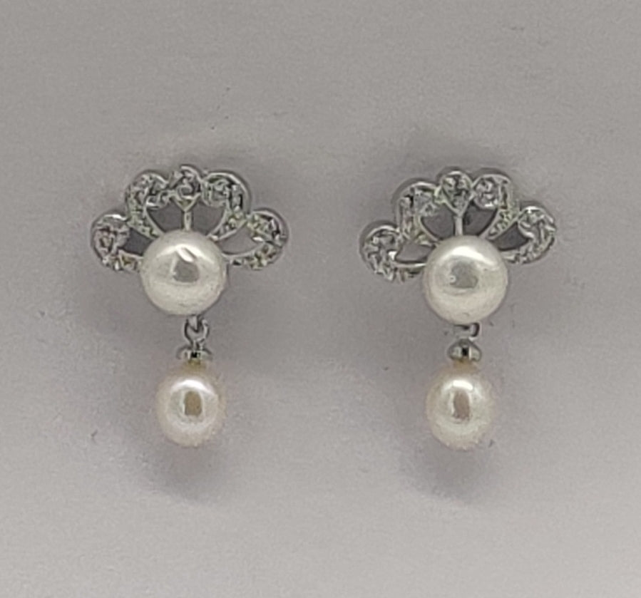 Pure Pearls Stud Earrings | SHOBITAM