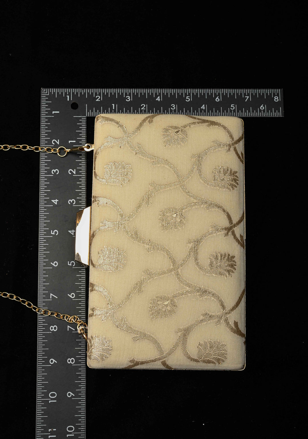 Clutch : Champagne Flora 2 in 1 Clutch