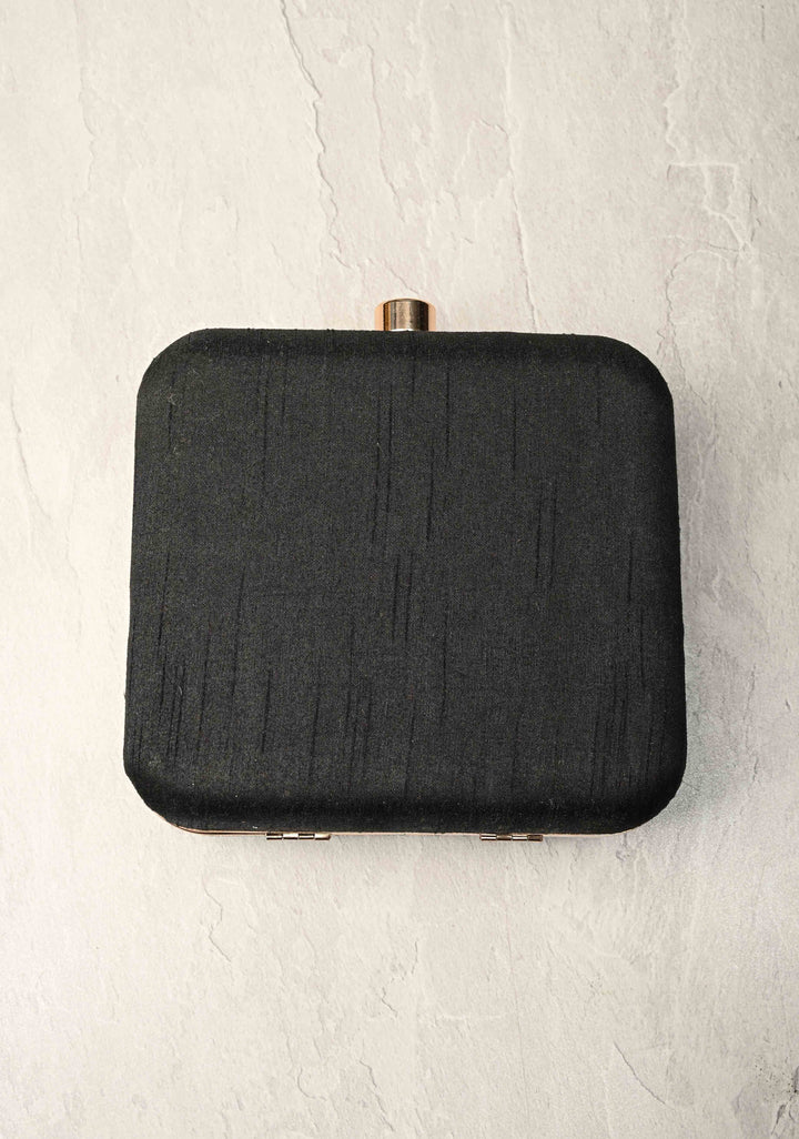Clutch : Black Sequin and Stone Evening Clutch