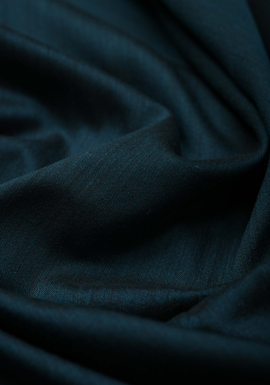 Navy Blue Silk Cotton Handloom Saree with Contrast Zari Border