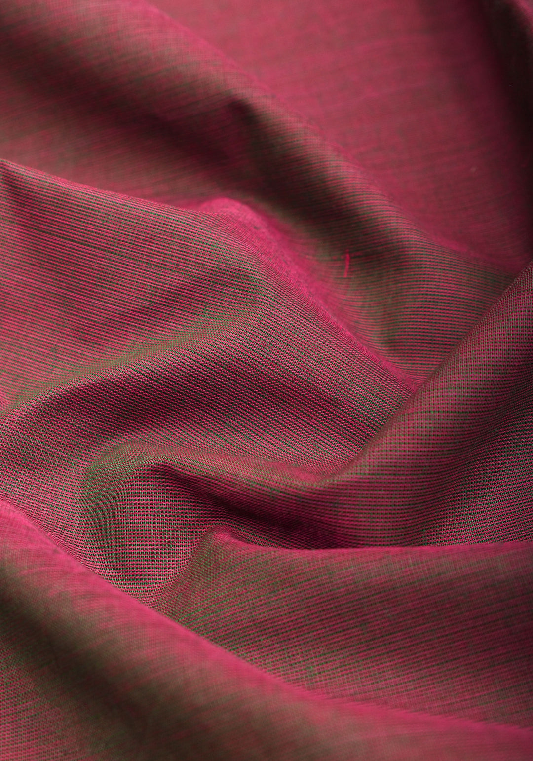 Purple and Green Dual Tone Kanchi Cotton Saree