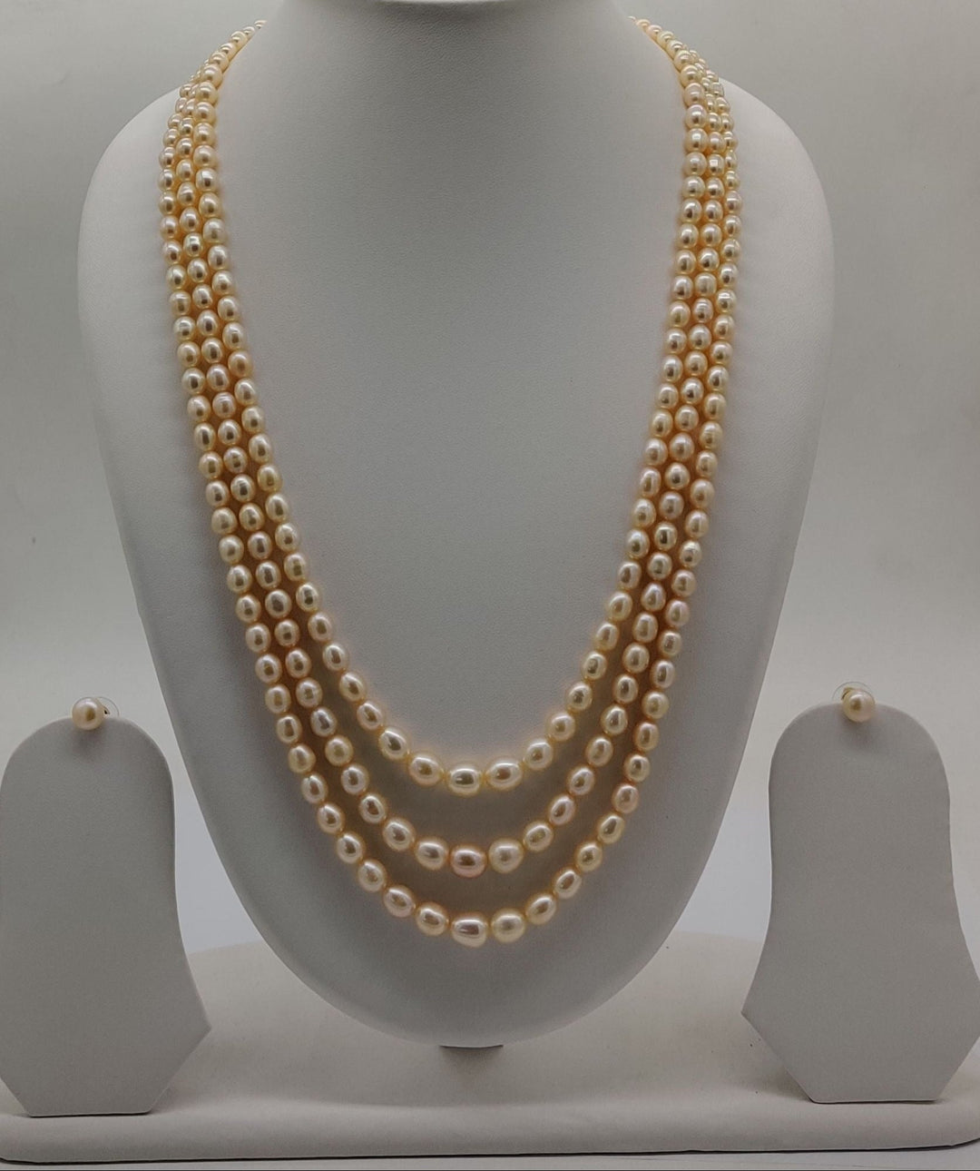 Layered Serenity Freshwater Pearl Necklace Set | SHOBITAM
