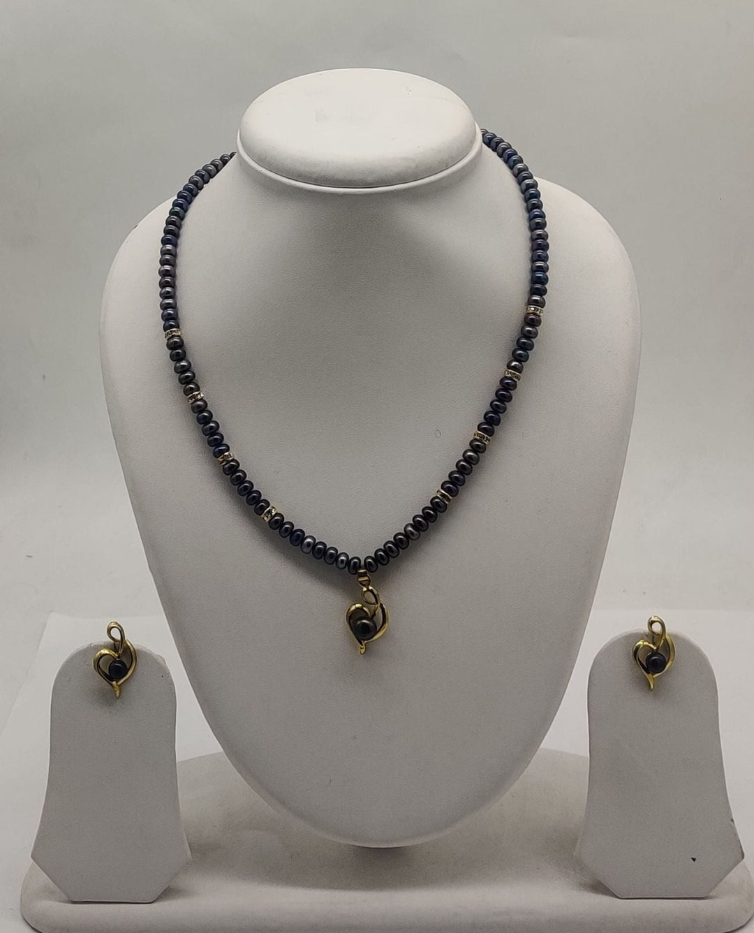 Midnight Heart Pearl Set | SHOBITAM