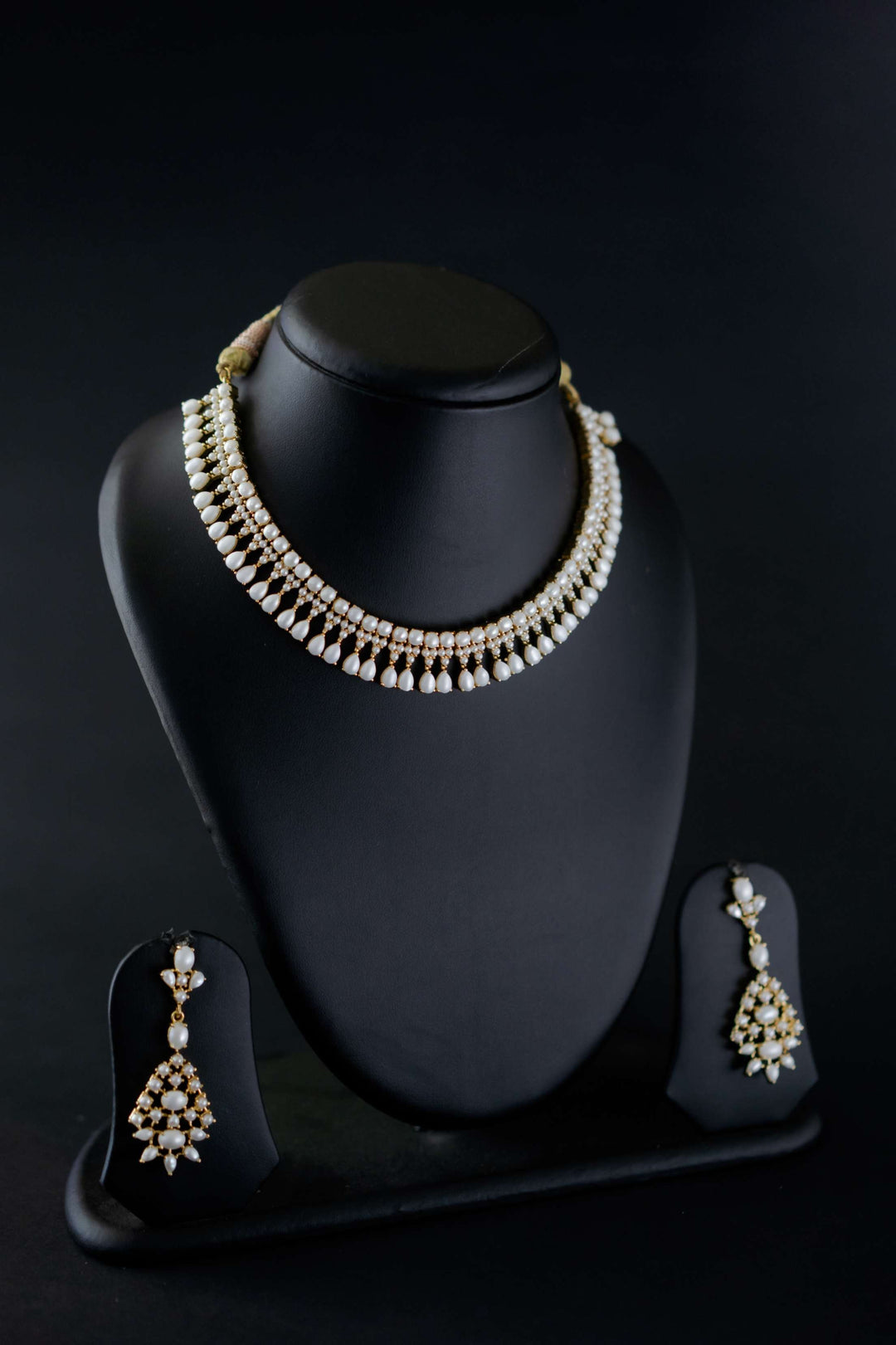 Serena Cascade Pearl Set | SHOBITAM
