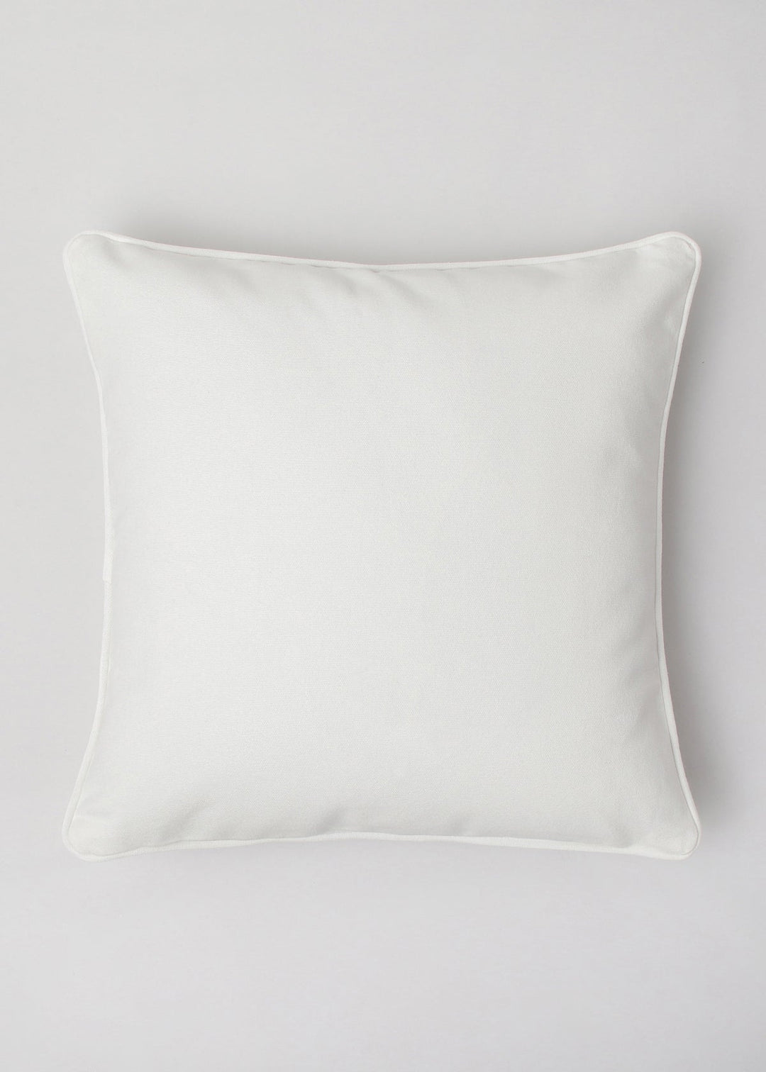 Solid Off White Plain Cushion Cover – 100% Cotton | SHOBITAM