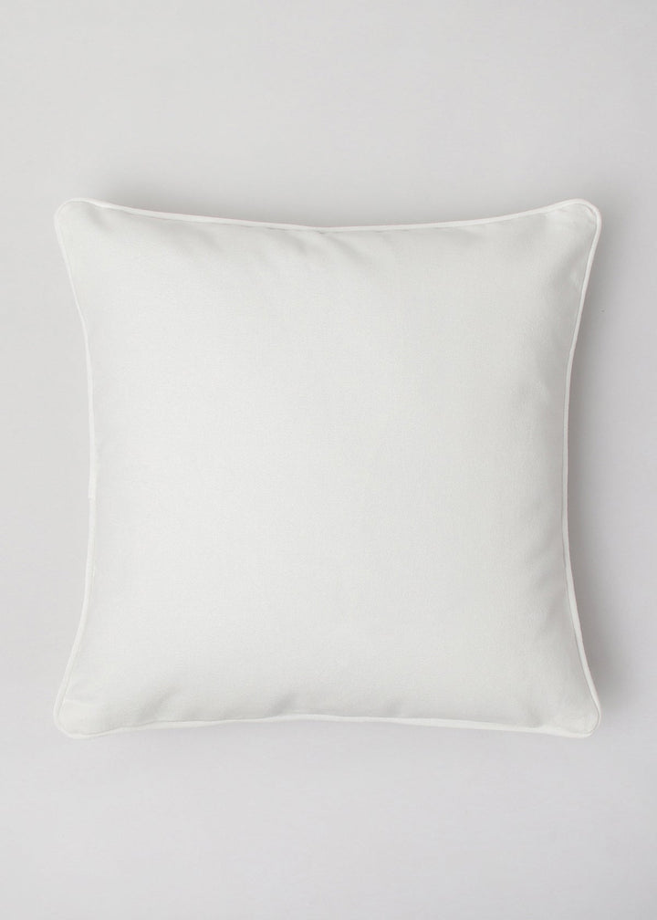 Solid Off White Plain Cushion Cover – 100% Cotton | SHOBITAM
