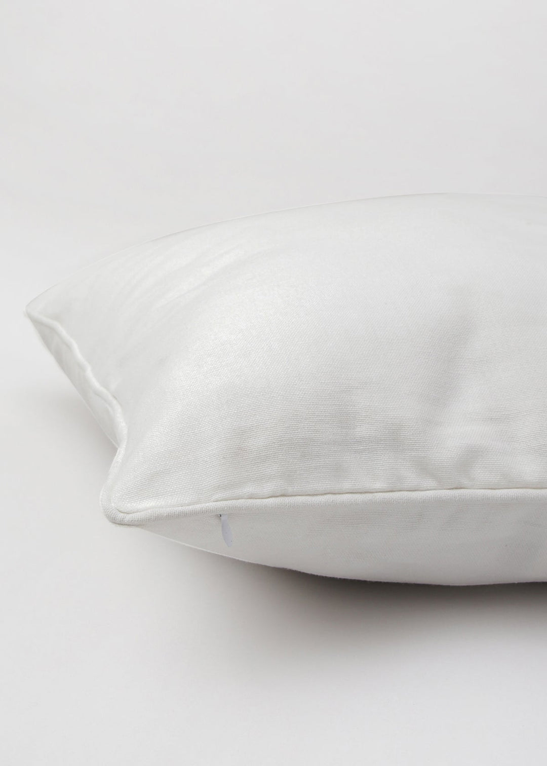 Solid Off White Plain Cushion Cover – 100% Cotton | SHOBITAM
