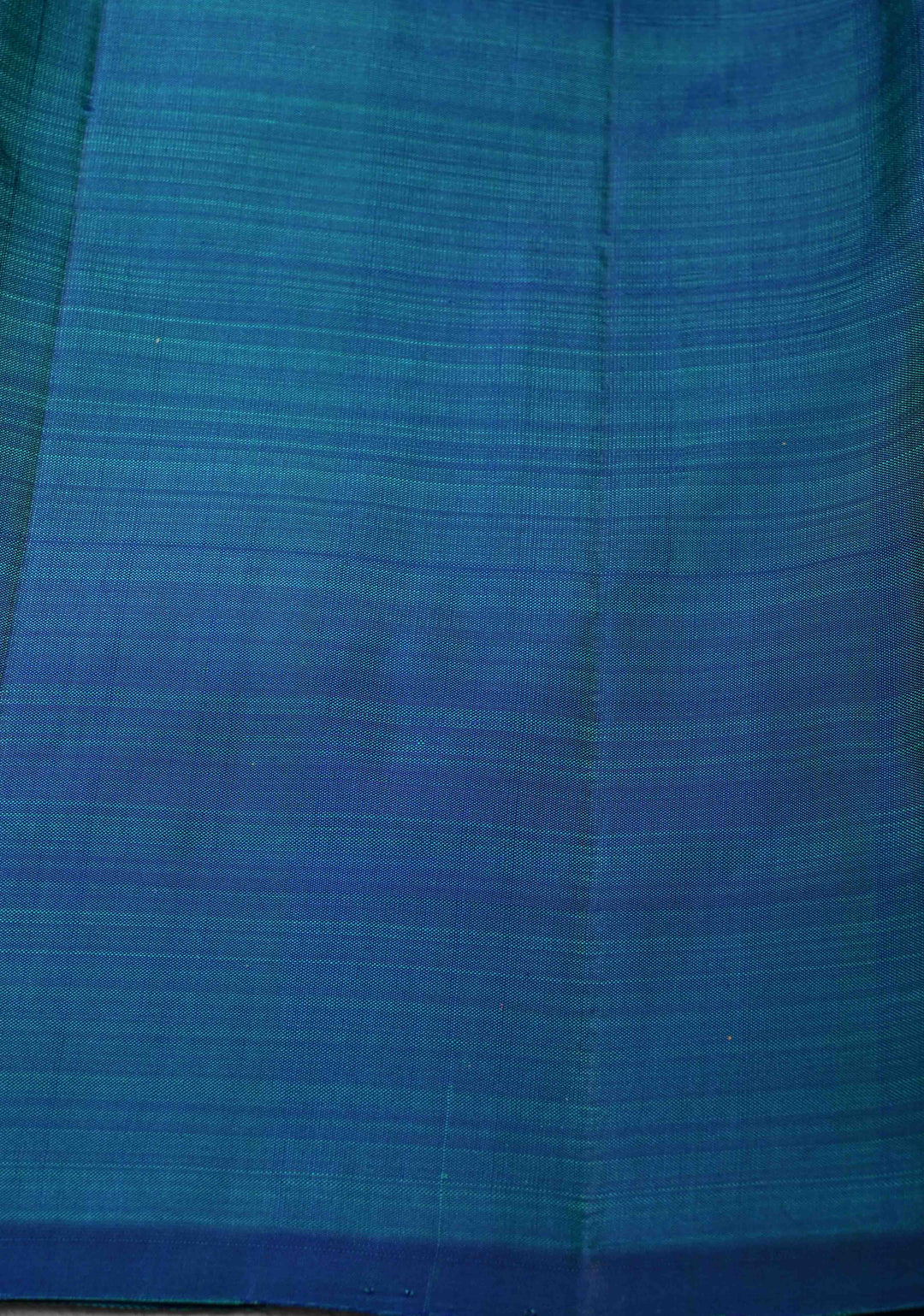 Borderless Peacock Dual Tone Pure Kanjivaram Silk Saree with Mandala Motifs  | SILK MARK CERTIFIED