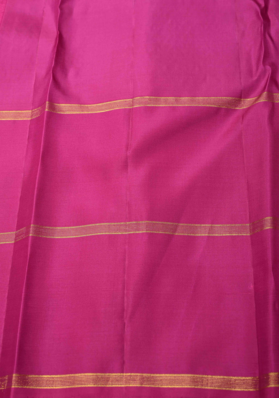 Purple Brocade Kanjivaram Pure Silk Saree with Wide Ganga Jumana Border | SILK MARK CERTIFIED