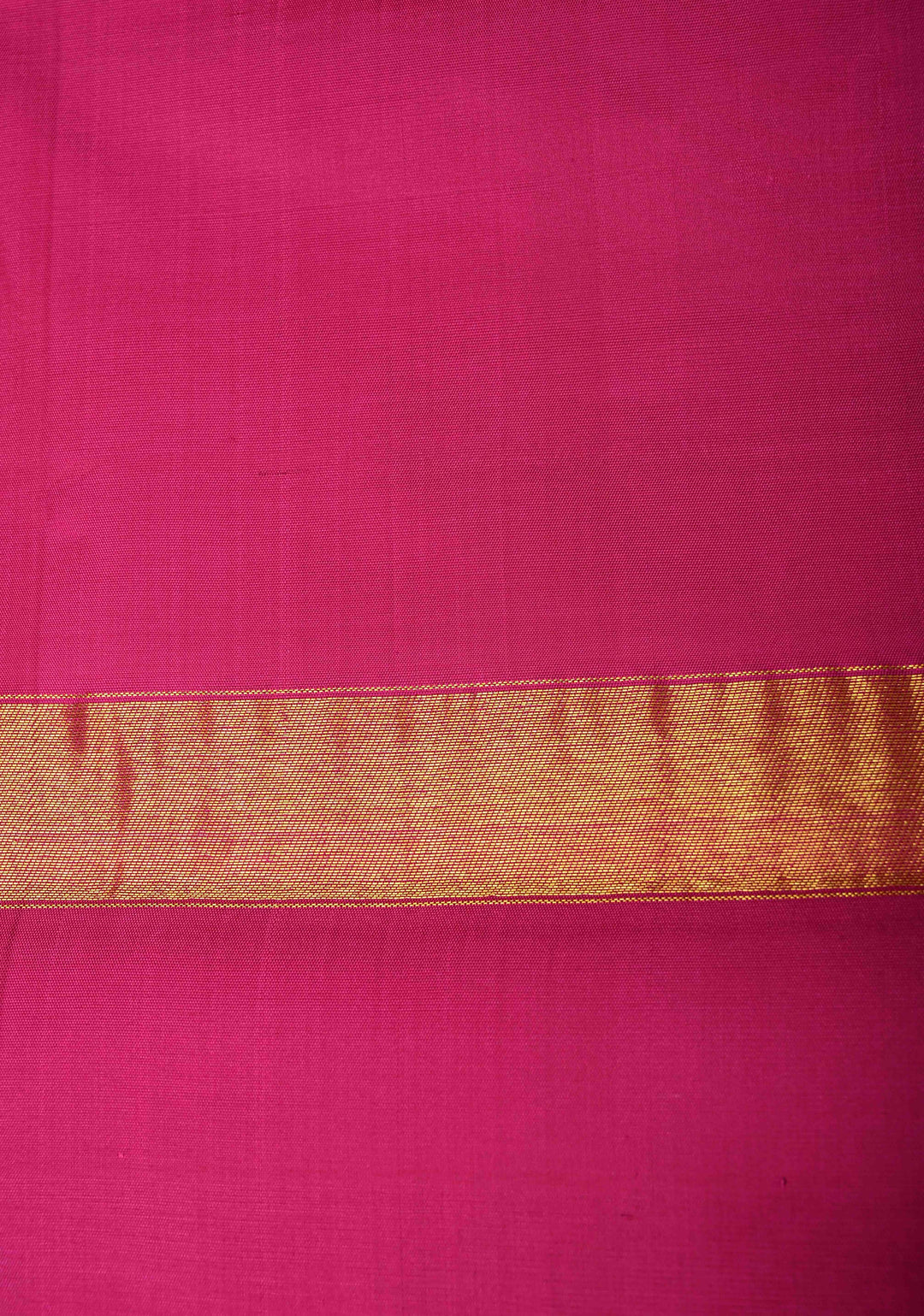 Light Tea Green Korvai Kanjivaram Pure Silk Saree with Contrast Temple Zari Border | SILK MARK CERTIFIED