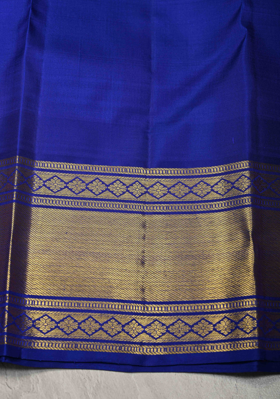 Yellow-Red Kanjivaram Pure Silk Saree with Checks Pattern and Contrast Temple Zari Border | SILK MARK CERTIFIED