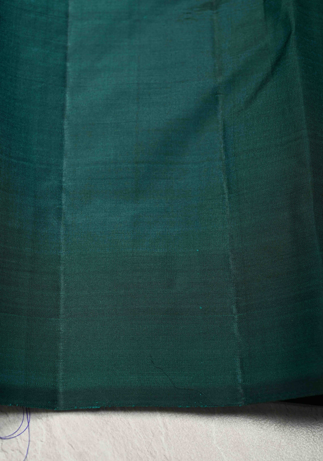Purple Dual tone Borderless Checks Kanjivaram Pure Silk Saree with Zari Buttas and Contrast Pallu | SILK MARK CERTIFIED