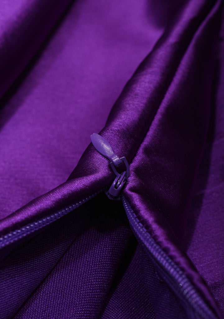 Purple Premium Quality Petticoat for saree, in standard size