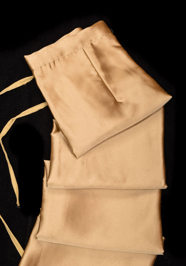 Tan gold Premium Quality Petticoat for saree, in standard size