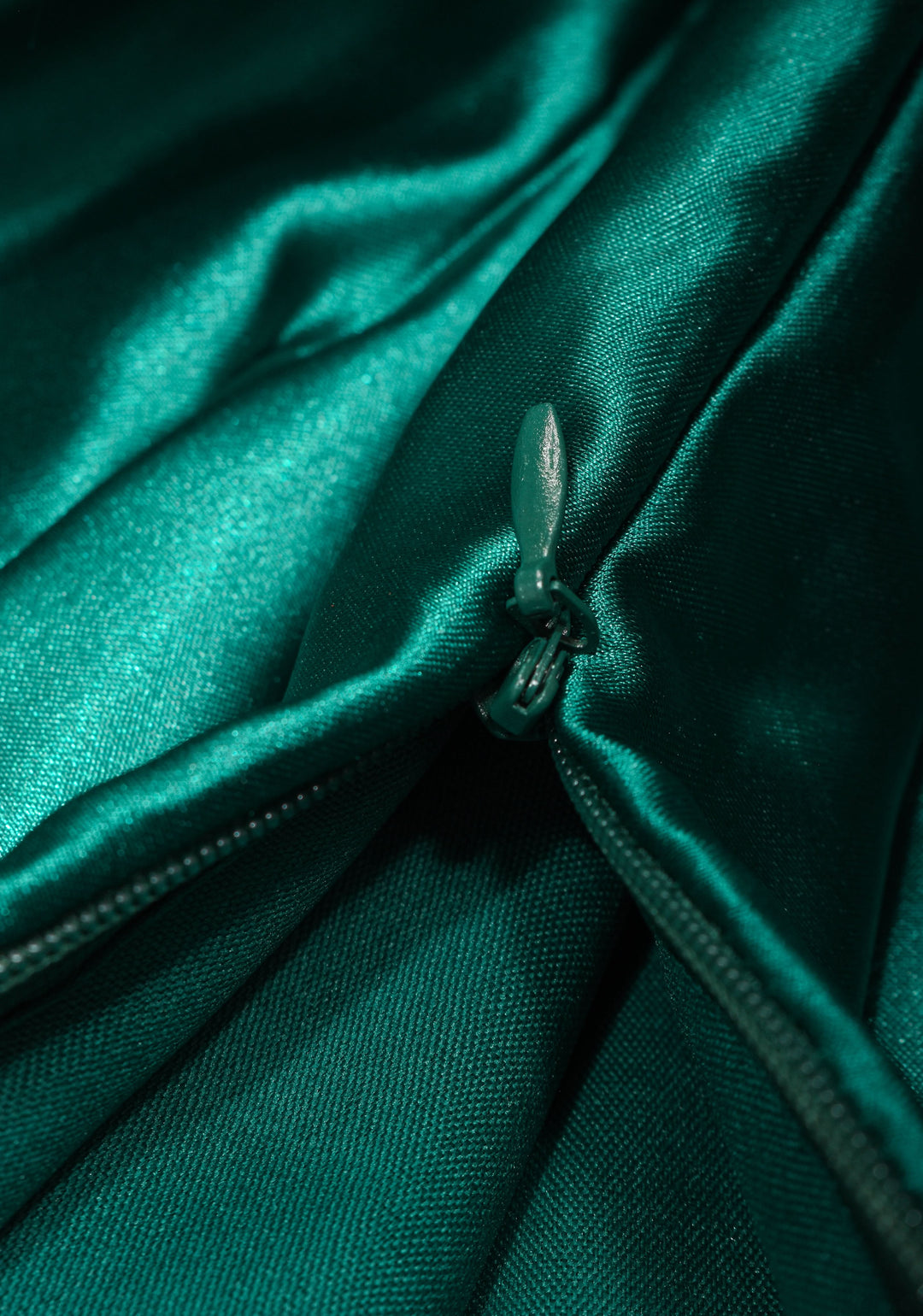 Dark Teal Green Premium Quality Petticoat for saree, in standard size