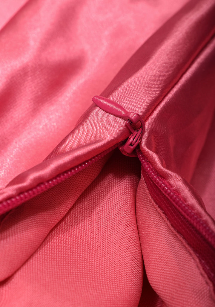 Pink Premium Quality Petticoat for saree, in standard size