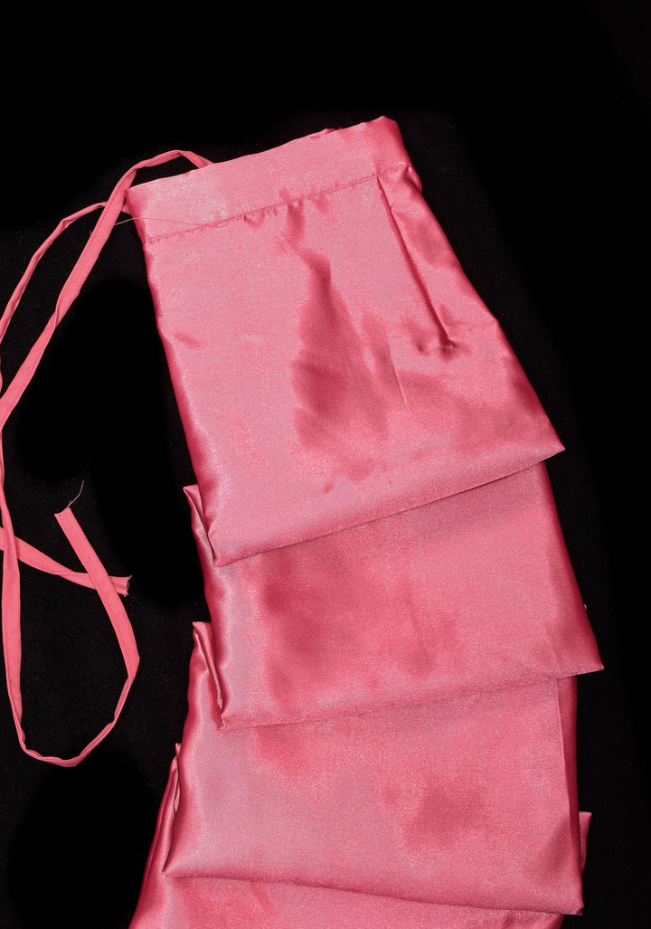Pink Premium Quality Petticoat for saree, in standard size