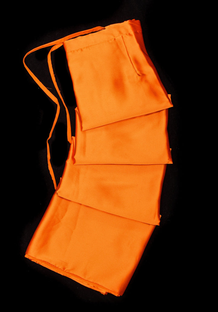 Orange Premium Quality Petticoat for saree, in standard size