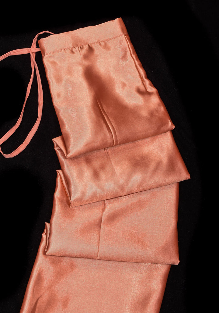 Peach Premium Quality Petticoat for saree, in standard size