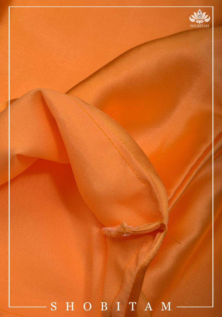 Marigold Petticoat in Premium Satin, 2 Ply Petticoat, Standard Size