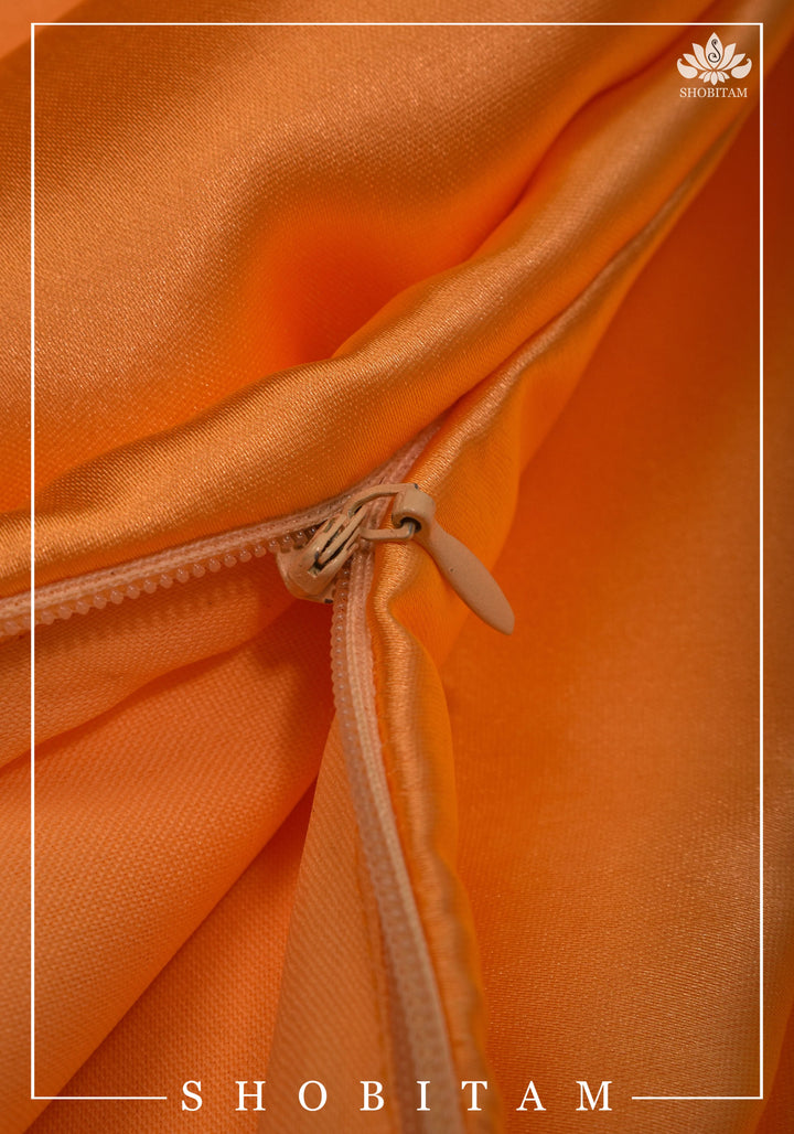 Marigold Petticoat in Premium Satin, 2 Ply Petticoat, Standard Size