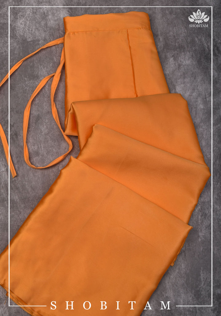 Marigold Petticoat in Premium Satin, 2 Ply Petticoat, Standard Size