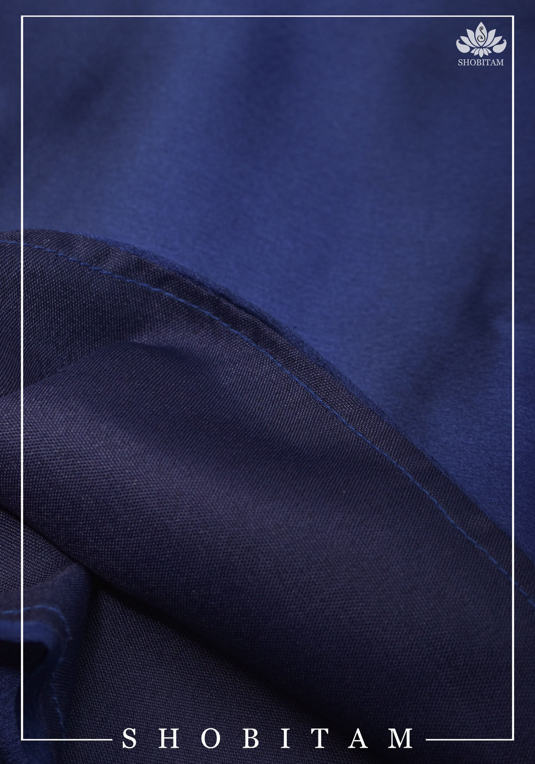 Premium Quality Midnight Blue Satin Petticoat for saree,medium size