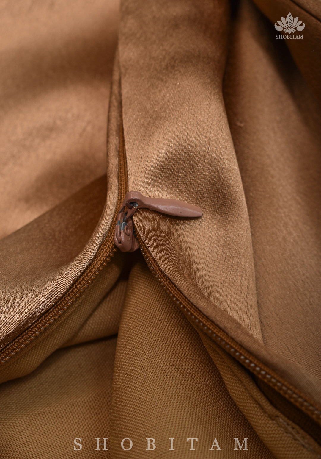Premium Quality Tan Petticoat for saree, in standard size.