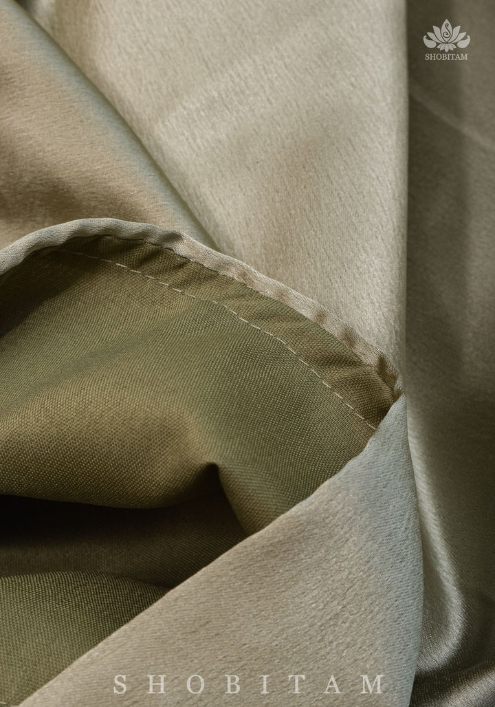Patina shade Premium Quality Petticoat for saree, in standard size.