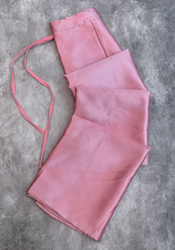 Pink Premium Quality Petticoat for saree, in standard size. | SHOBITAM