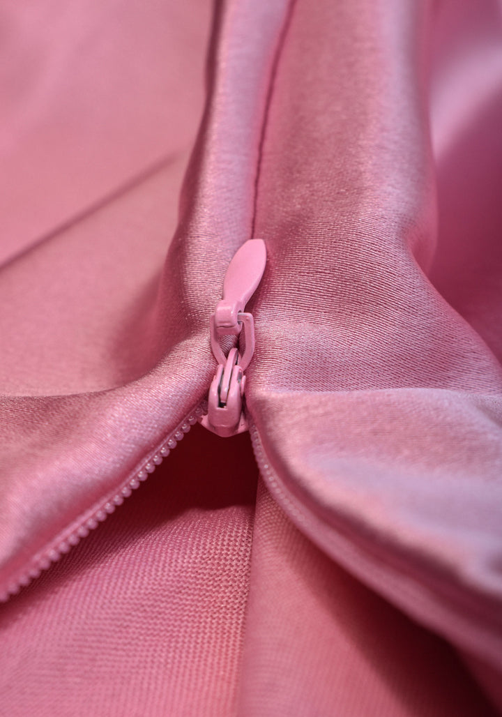 Pink Premium Quality Petticoat for saree, in standard size. | SHOBITAM