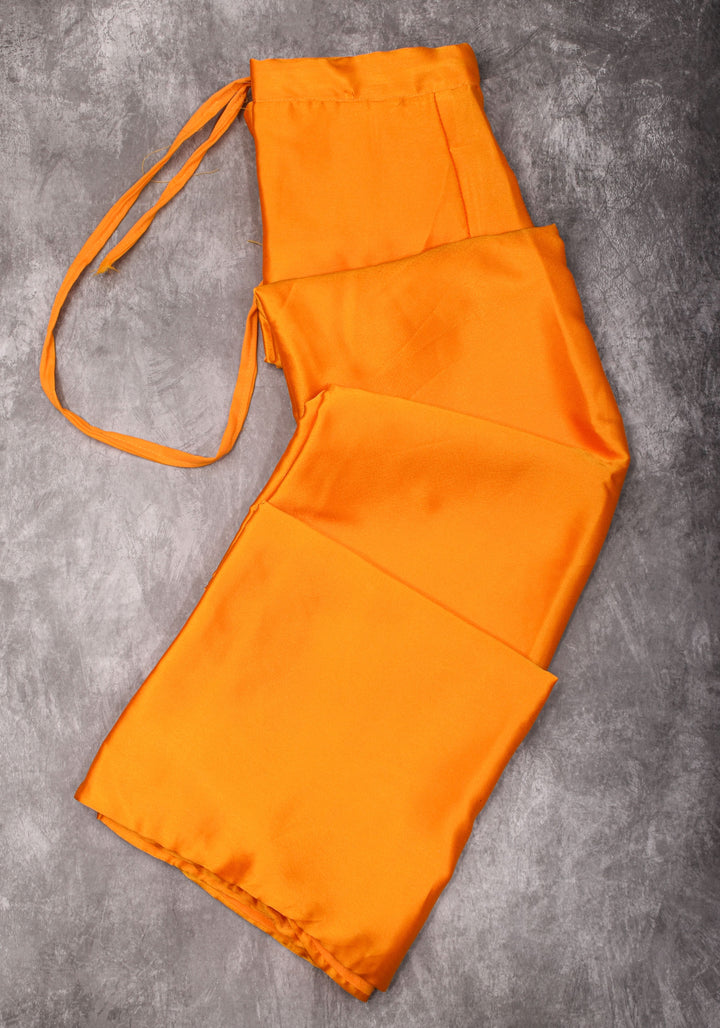 Haldi Yellow Premium Quality Petticoat for saree, in standard size.