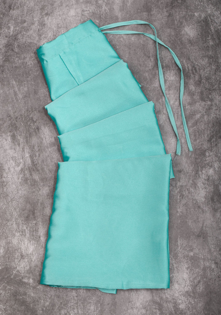 Aqua Petticoat in Premium Satin, 2 Ply Petticoat, Standard Size