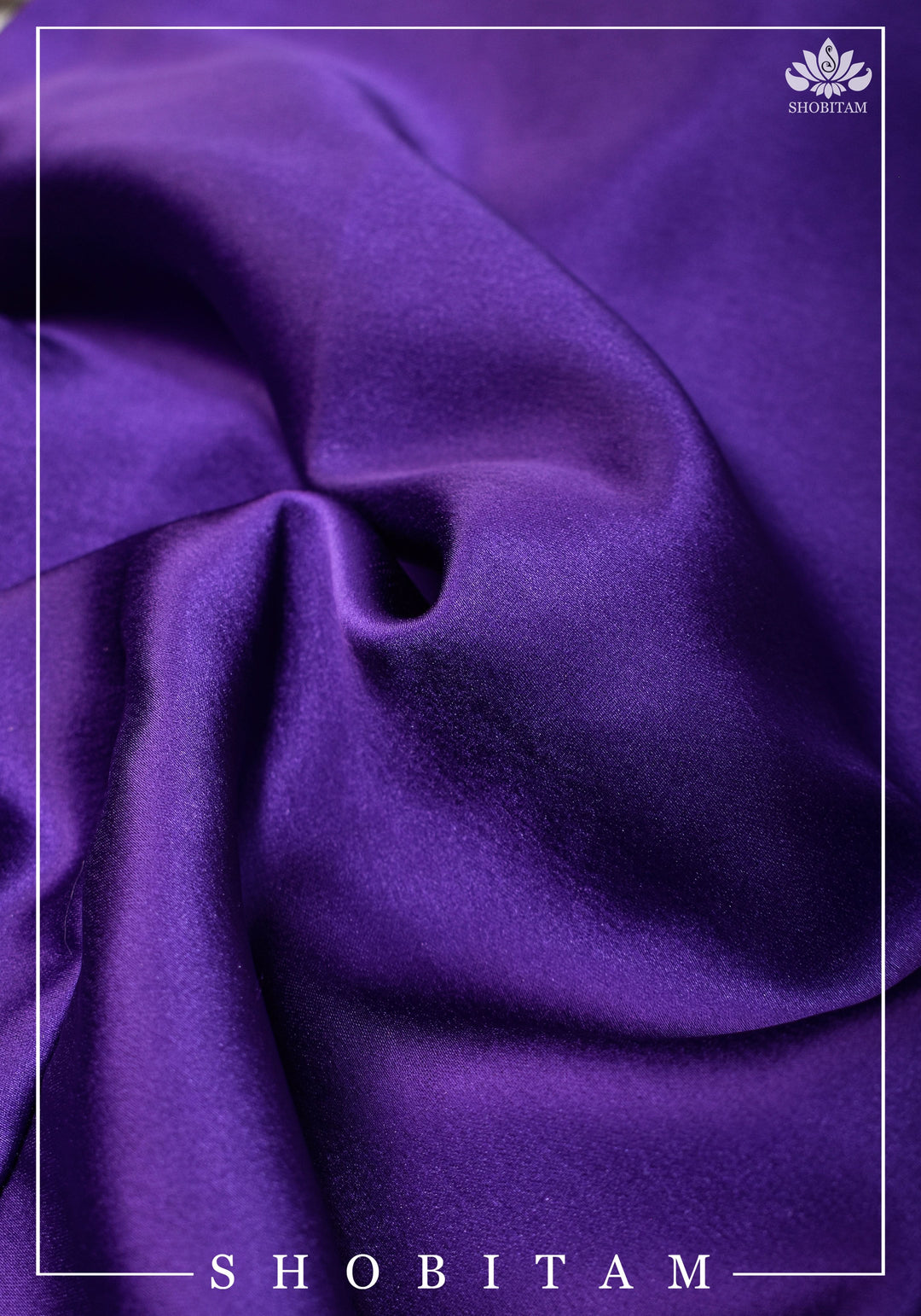 Premium Quality Purple Satin Petticoat for saree,medium size