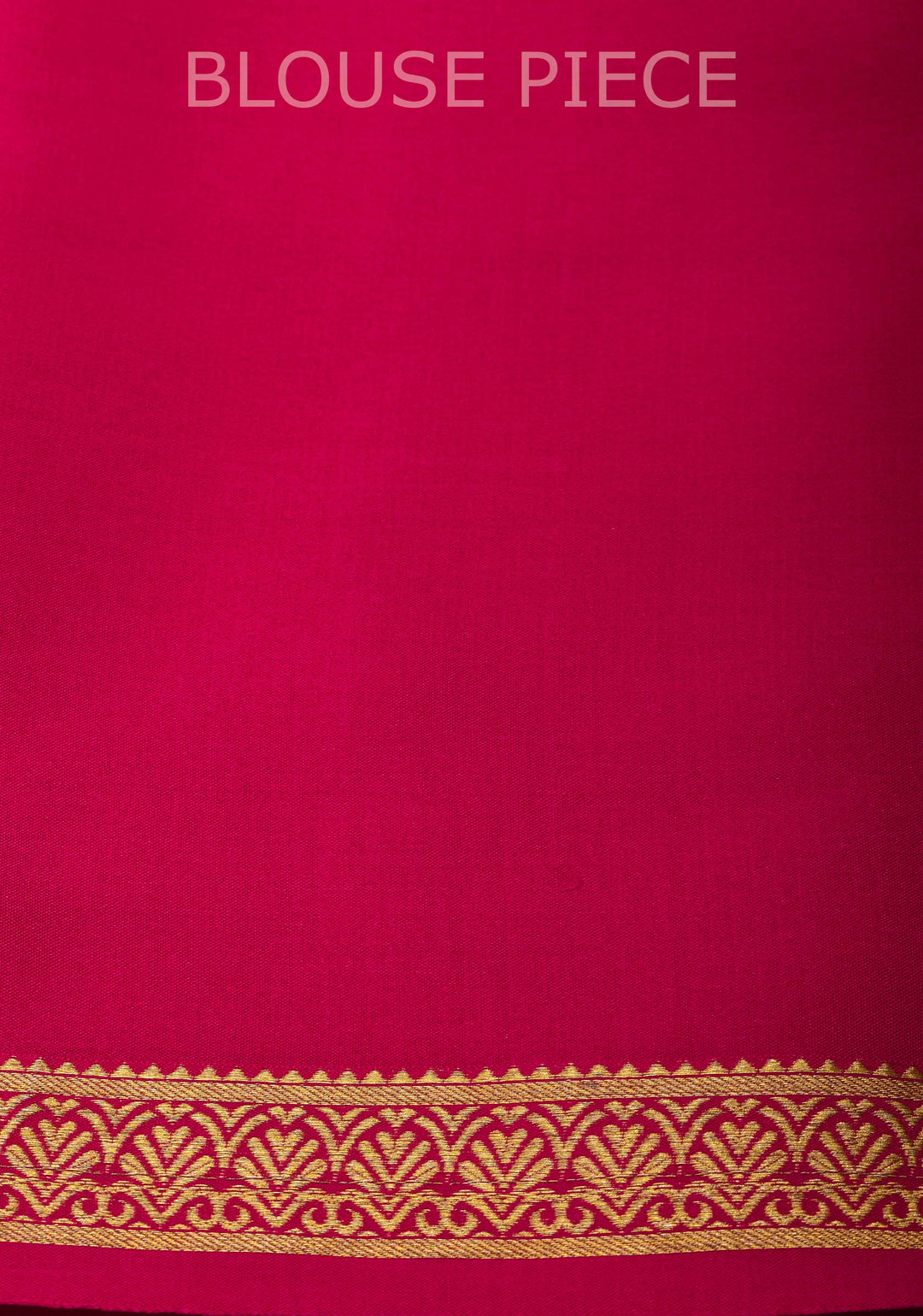 Pink Red Horizontal Zari Stripes Mysore Silk Saree with Zari Border | SILK MARK CERTIFIED