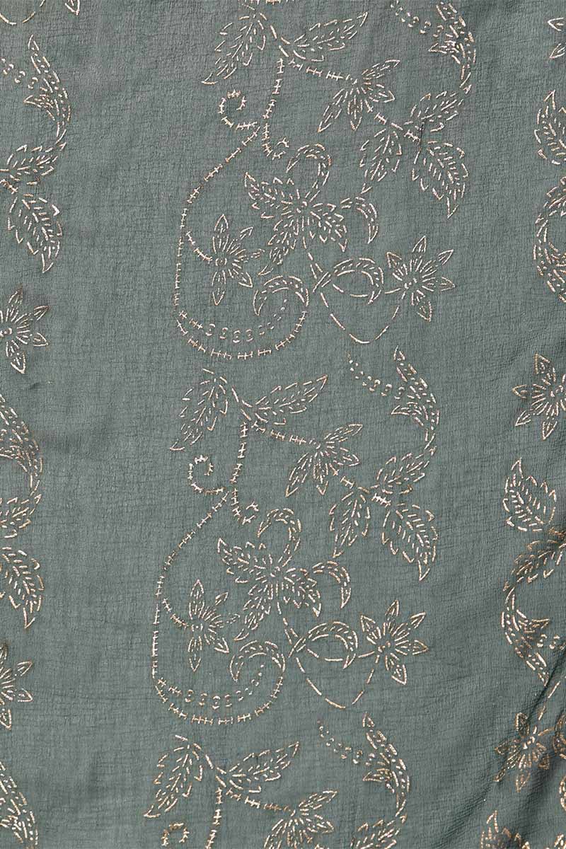 Green Poly Silk Ethnic Motifs Solid Kurta Trousers With Dupatta | SHOBITAM