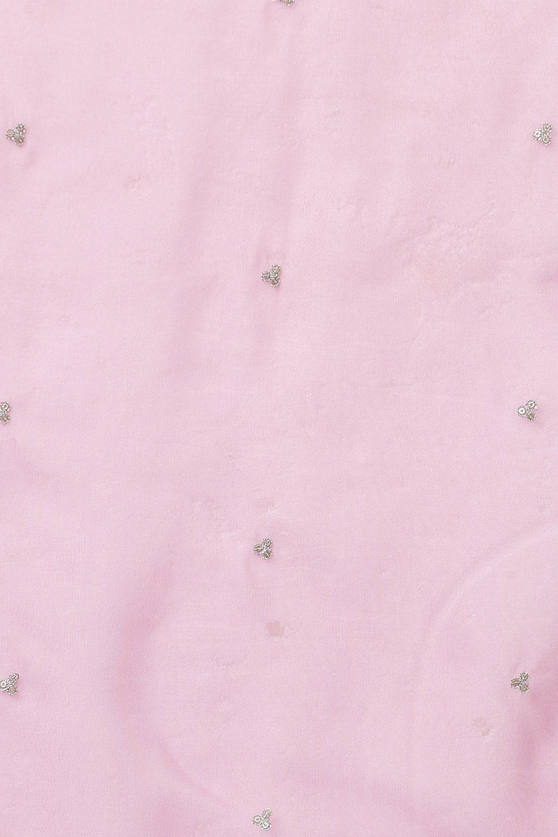 Lavender Silk Blend Solid Straight Kurta Trousers With Dupatta | SHOBITAM