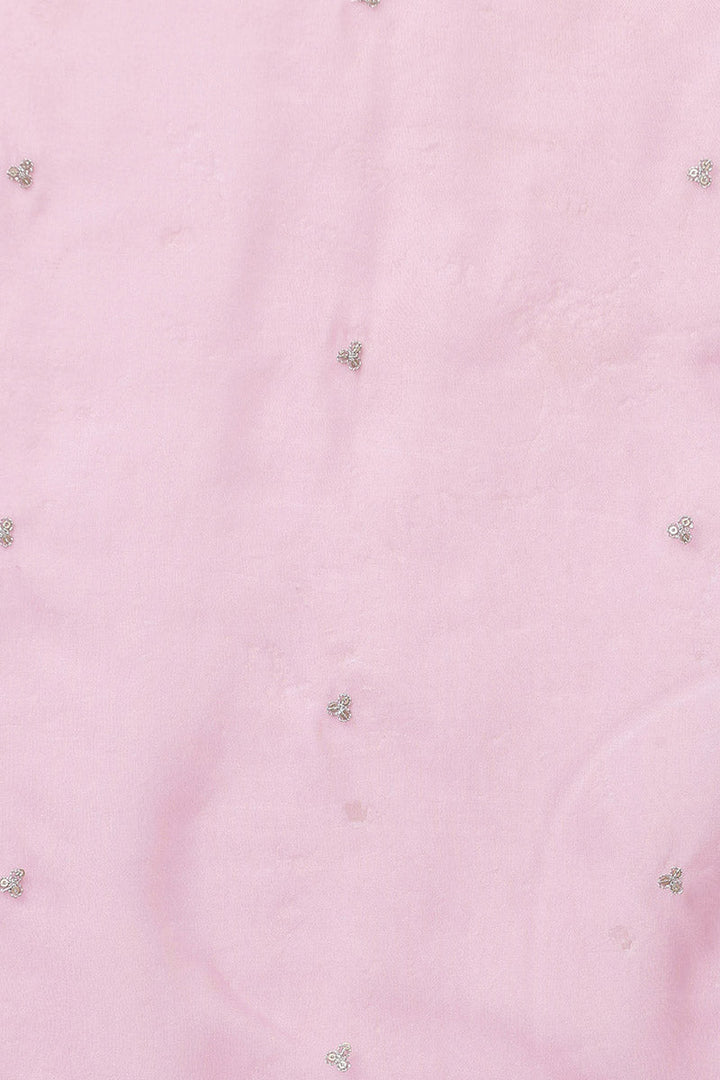 Lavender Silk Blend Solid Straight Kurta Trousers With Dupatta | SHOBITAM
