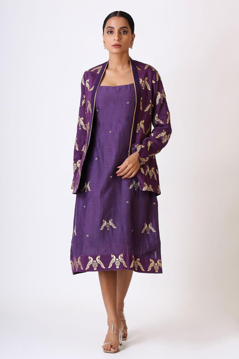 PRATEETI PURPLE DRESS SET (set of 2) | SHOBITAM