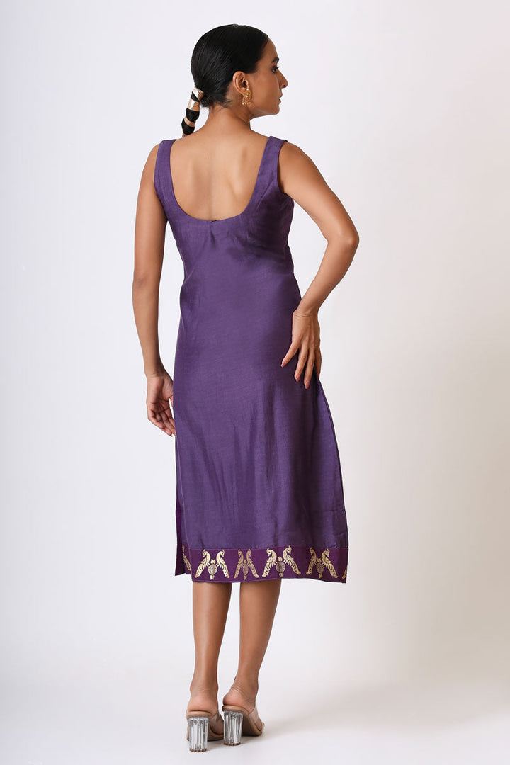 PRATEETI PURPLE DRESS SET (set of 2) | SHOBITAM