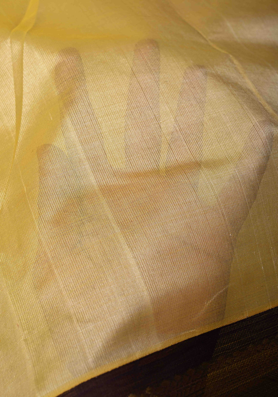 9 Yards Madisar Cream Koravi Kanchi Silk Cotton 100% Handloom Saree with Contrast Zari Border