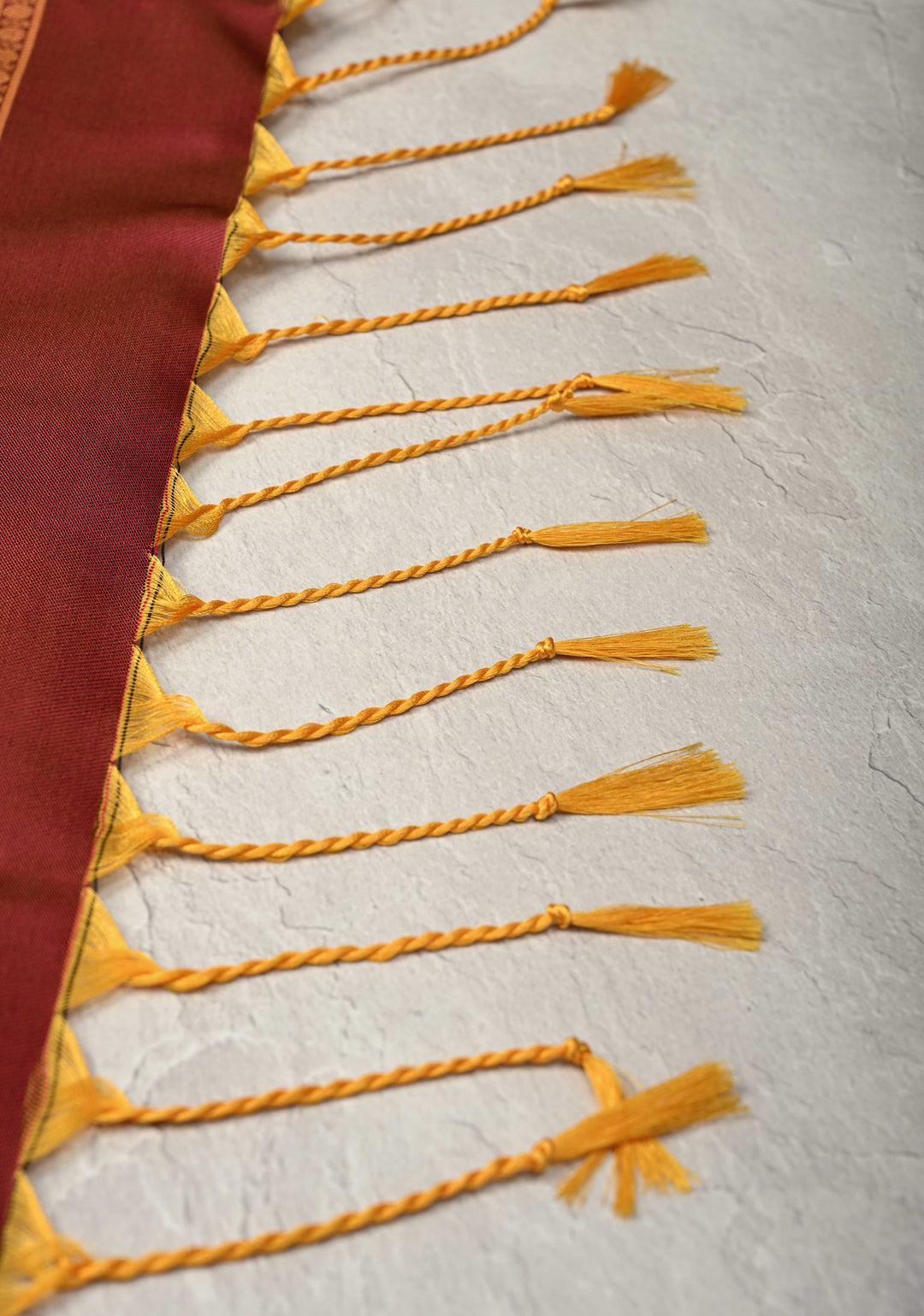 Pink Mustard Dual Tone with Pecock Buttas and Zari Border