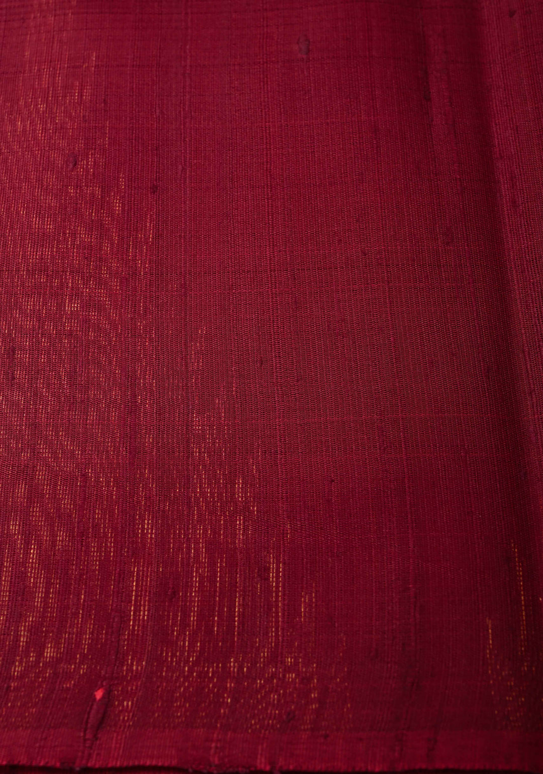 Maroon Tussar Silk saree with Zari Buttas and Temple Border | SILK MARK CERTIFIED